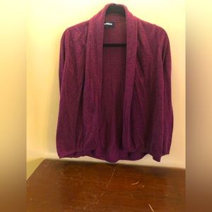 Express Cardigan, Size Small, Deep Burgundy